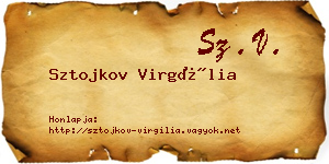 Sztojkov Virgília névjegykártya